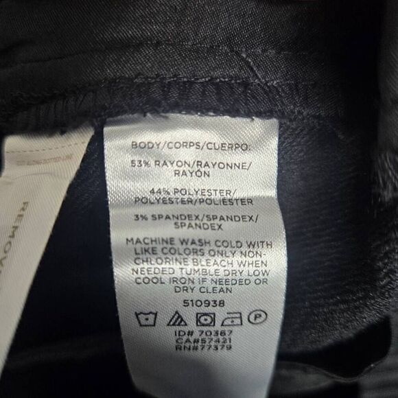 Ann Taylor The High Rise Madison Pant Black Size 4 - Picture 11 of 11